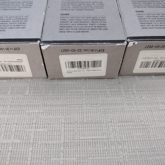 Lot Of 3 VGO Hair Removal Cream for Women & Men Painless Bikini Hair Removal - Picture 3 of 6